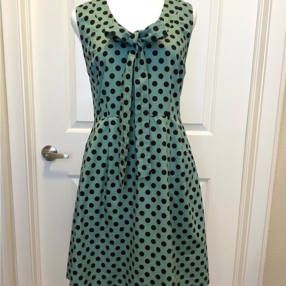 Anthropologie Tulle fit-and-flare, polka dot dress (S) - Picture 2 of 7